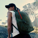 Bound Everywhere Backpack in Green – lifestyle