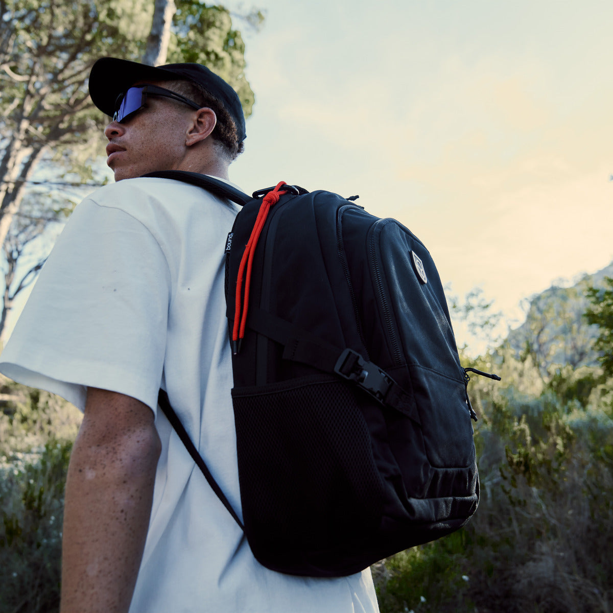 Bound Everywhere Backpack in Black – lifestyle