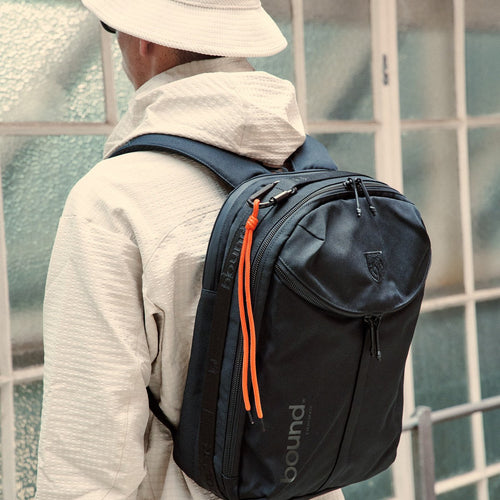 Bound City Backpack Duffel in Black – lifestyle