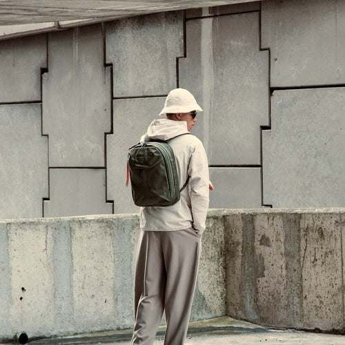 Bound Town Backpack in Green – lifestyle