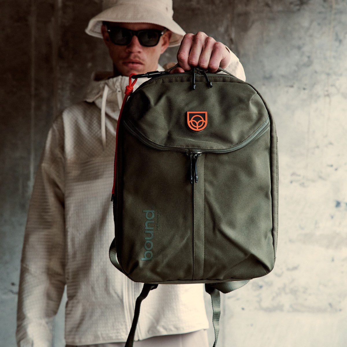 Bound Town Backpack in Green – lifestyle