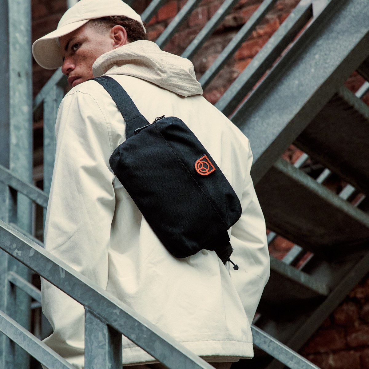 Bound Town Bumbag in Black – lifestyle