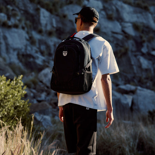 Bound Everywhere Backpack in Black – lifestyle