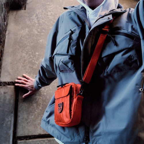 Bound Town Sling Bag in Flame orange – lifestyle