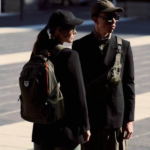Bound Everywhere Backpack in Green – lifestyle