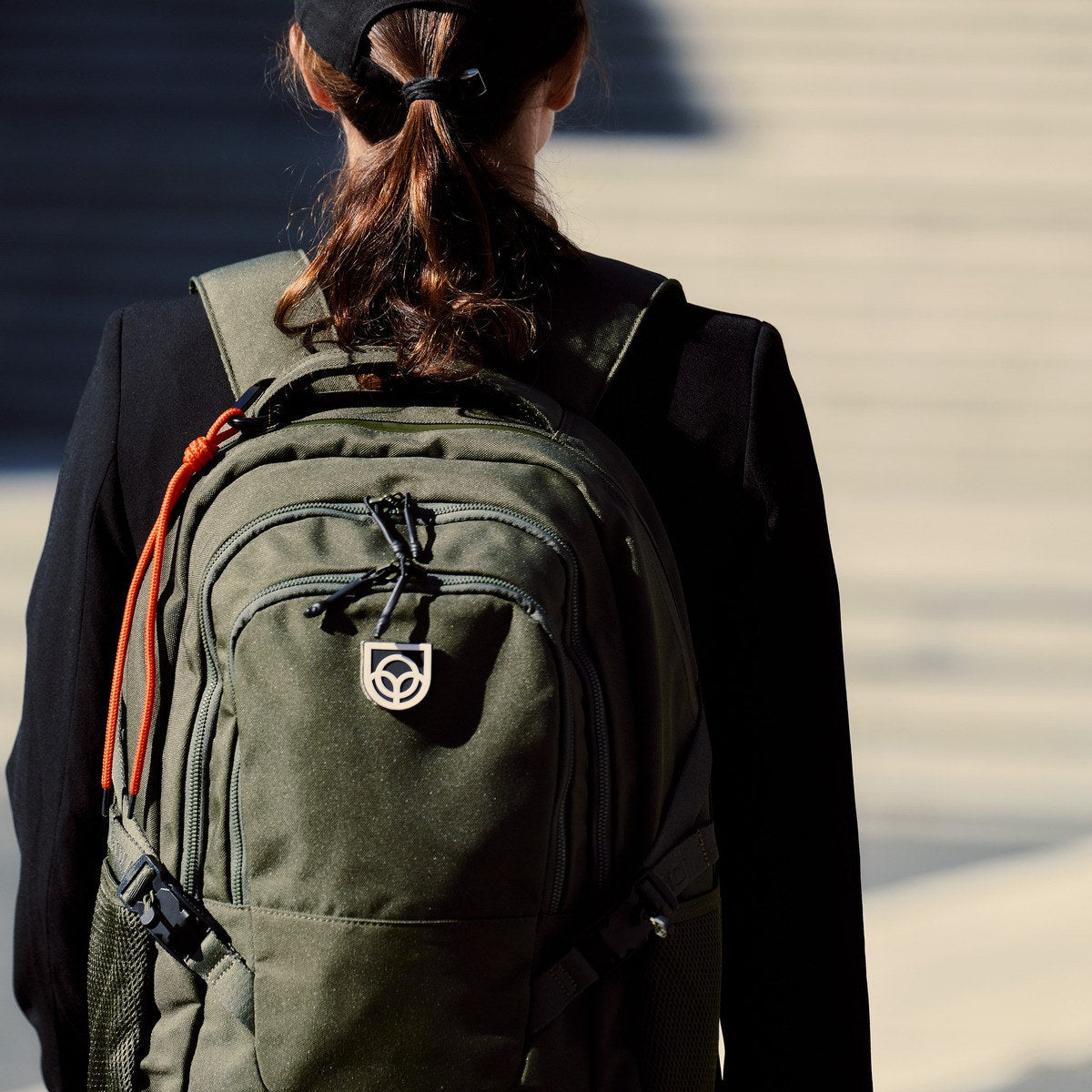 Bound Everywhere Backpack in Green – lifestyle