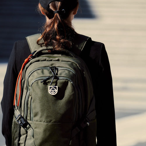 Bound Everywhere Backpack in Green – lifestyle